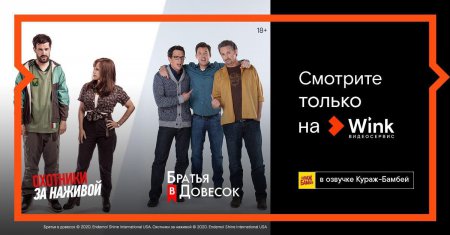 Только в Wink: сериалы «Охотники за наживой» и «Братья в довесок» впервые на русском языке в переводе Кураж-Бамбей 